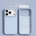 Liquid Silicone Magnetic for MagSafe Phone Case for IPhone17ProMax 16 15 18 13 17Air Solid Color Skin Protection Soft Back Cover