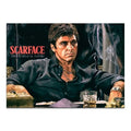 Portrait Art Canvas Painting Movie Graffiti Tony Montana Poster and Prints Wall Art Picture for Living Room Home Decor Cuadros