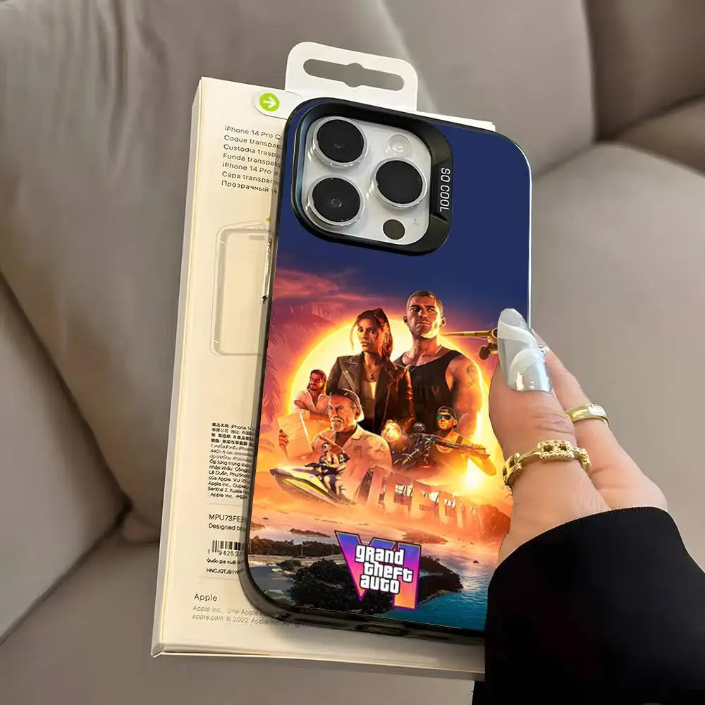 G-GT-TA6 2026 Phone Case For IPhone 17 Pro Max 16 Pro Max 15 14 13 11 12 Mini Xs X Xr 7 8 Plus Se Color Silver Cover