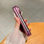 Solid Color Skin Feel Hinge Protection Case For iPhone Duo 18Duo 18 Fold Shockproof Folding Phone Cover