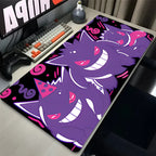 Mousepad Large Gaming Pc Accessories P-Pokemon Gengar Anime Mouse Pad Computer Gamer Cabinet Keyboard LockEdge Desk Mat