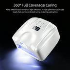 2 IN 1 Nail Lamp Single Toe Single Finger Gel Nail Curing Lamp Full Hand Fast Drying LED Light Nail Dryer Auto Sensor Dual Lamp