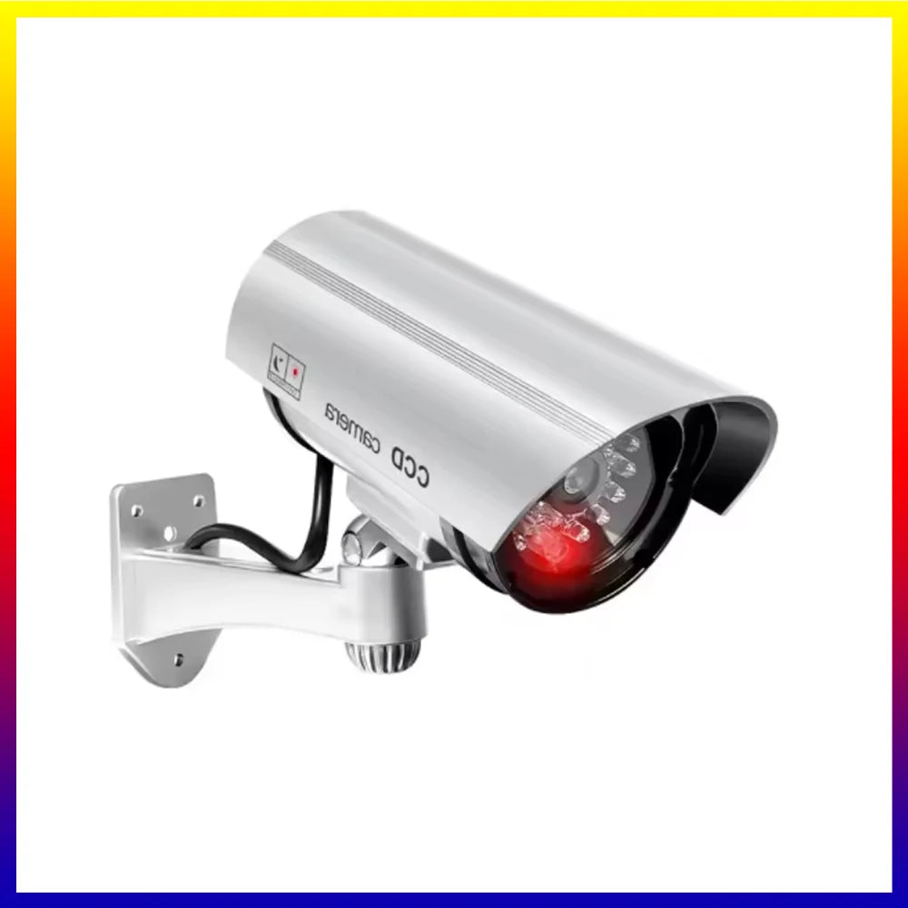SNQP Fake Camera Dummy Waterproof Security CCTV Surveillance Camera With Flashing Red Led Light Outdoor Indoor