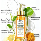 WK JALY Dark Spot Correcting Day and Night Serum, With Turmeric, Vitamin C, Moisturizing, Lightening, Even Skin Tone Essence