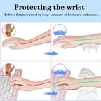 Cloud Wrist Rest Keyboard Memory Foam Mouse Mat Anti-slip Keyboard Handle Support MousePad Set Ergonomic Cloud Wrist Brace