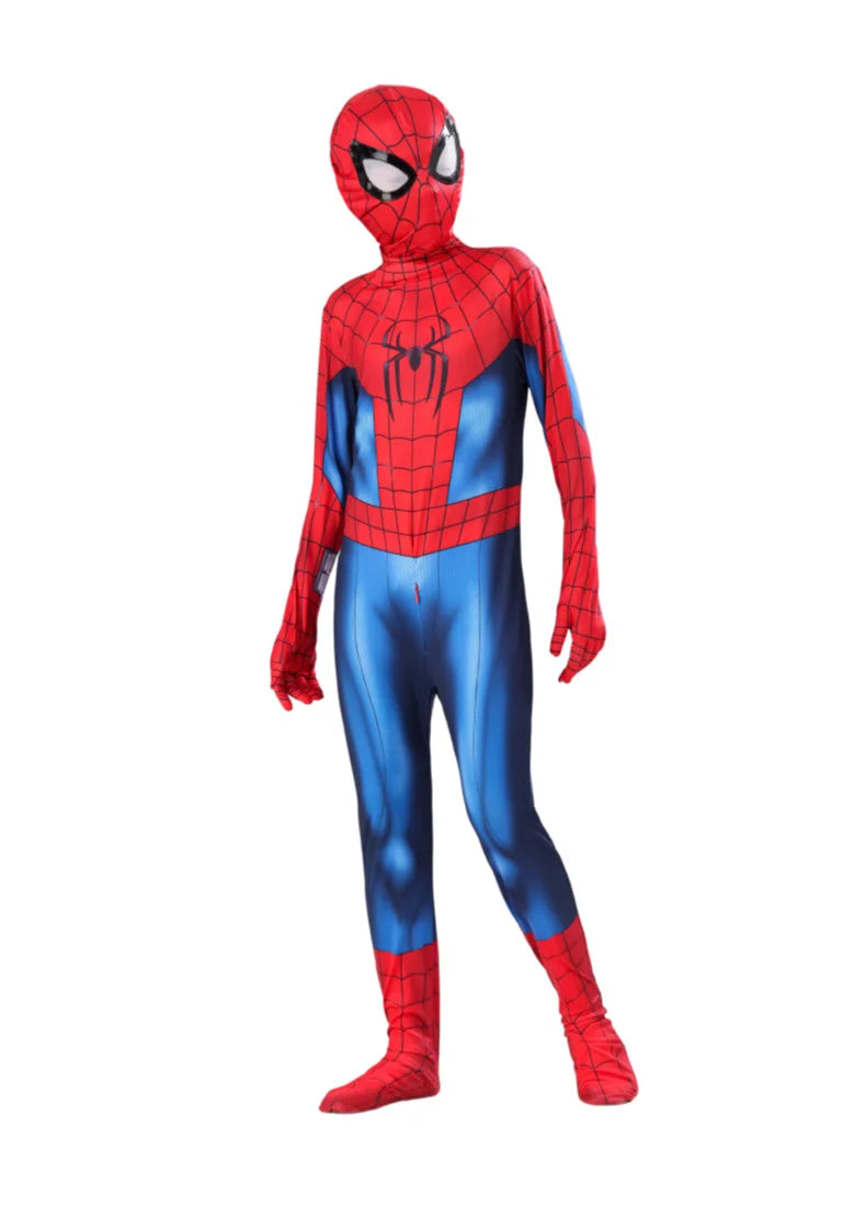 Full Set Halloween Cosplay Costume For Spider Fans Collector Miles Morales Zentai Suit Halloween Christmas Party Halloween Gift