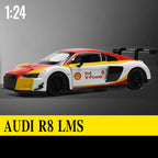 1:24 BMW M4 GT3 Alloy Sports Car Model Diecast Metal Toy Car Vehicles Model Simulation Sound and Light Collection Childrens Gift