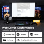 EPOMAKER HE80 75% US QWERTY Layout Hot-Swap Creamy Gasket Wired Hall Effect Magnetic Mechanical Keyboard DKS SOCD for PC/Mac