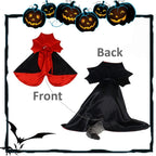 Halloween Dog Costumes Vampire Cape, Pet Cats Cosplay Costume Funny Clothes Cloak, Dog Mantle Apparel for Halloween Party