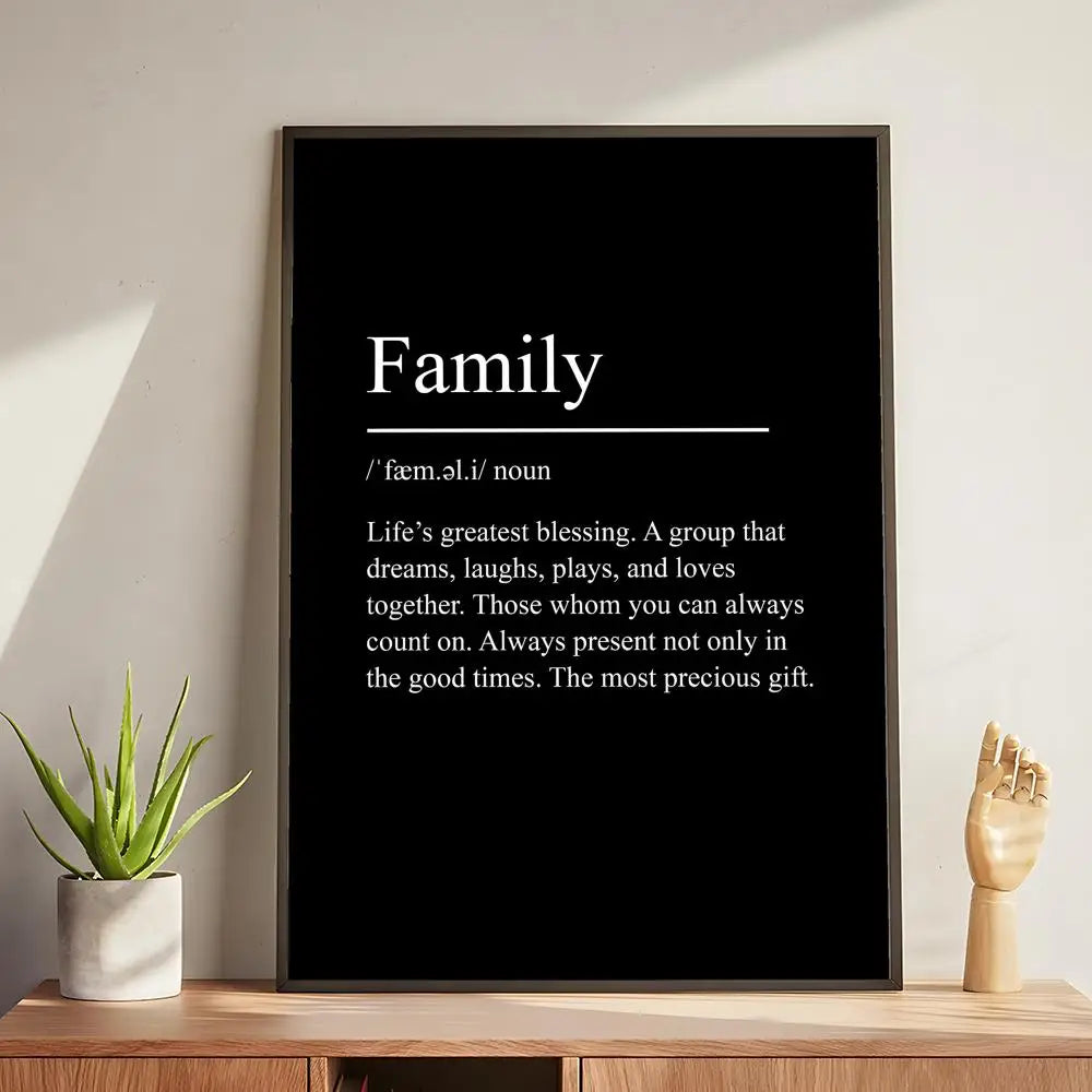 Discipline Motivational Terms Poster Modern and Elegant Wall Stickers for Home Decor Living Room Dormitory Wall Art