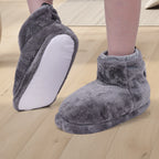 Heated Boots Heated Slippers Heating Pad Boots 1 Pair Thick Easy To Wear Fast Heating 5 Level Temperature for Office
