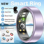 R10 Smart Ring with Charging Case Multi-color Ring Men Women Health Sleep Heart Rate Monitoring IP68 Waterproof Multi-sport Mode