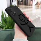 Line Cute Man Case For Samsung Galaxy A73 A53 A33 A23 A13 A03 A72 A52 A52S A32 A22 A12 A02 A02S A71 A51 A31 A21S 4G 5G Cover