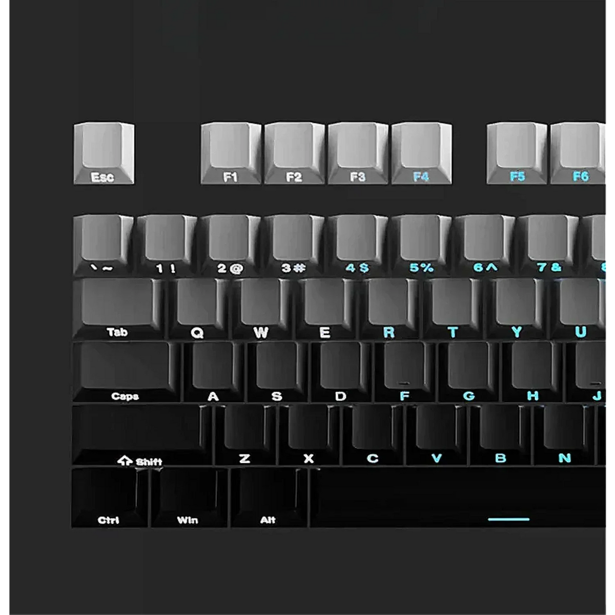 2026 Original Daylight Keycaps PTB Translucent, Side-engraved Oem 135 Keys, Customized To Fit 60/84/98/108 Mechanical Keyboards.