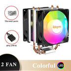 CPU Air Cooler X79 X99 3Pin/4Pin PWM Processor Cooling Fan For Intel LGA 1366 1151 1155 1200 1700 2011 AMD AM3 AM4 AM5