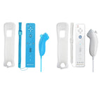 For Nintendo Wii/Will U Joystick 2in1 Wireless Remote Gamepad Controller Set Optional Motion Plus with Silicone Case Video Game