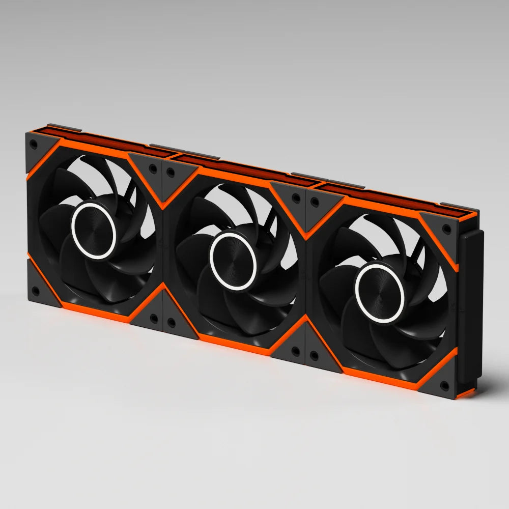 Nollie FAN GC120 ARGB Cooling Fan Modular Stackable Splicing PWM Silent 120mm RGB Fans