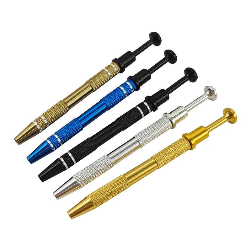 EVISPOL 1Pc Four Claws Bead Pick-up Tool, Diamond Gem Prong Holder Tweezer, Body Piercing Jewelry Grabber Catcher Sprinkle Pen
