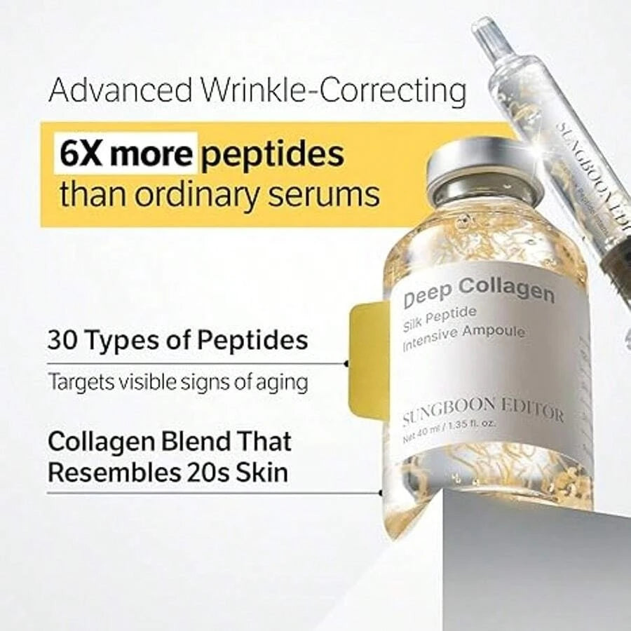 Silk Peptide Intensive Lifting | Anti-aging Facial Serum, Containing Collagen And A Complex Of 30 Peptides To Firm The Skin