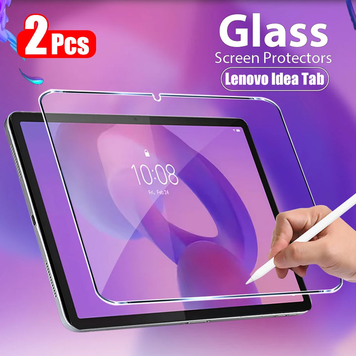 2pcs Tempered Glass Screen Protector For Lenovo Idea Tab Plus Pro 12.7 11 12.1 inch 9H Film