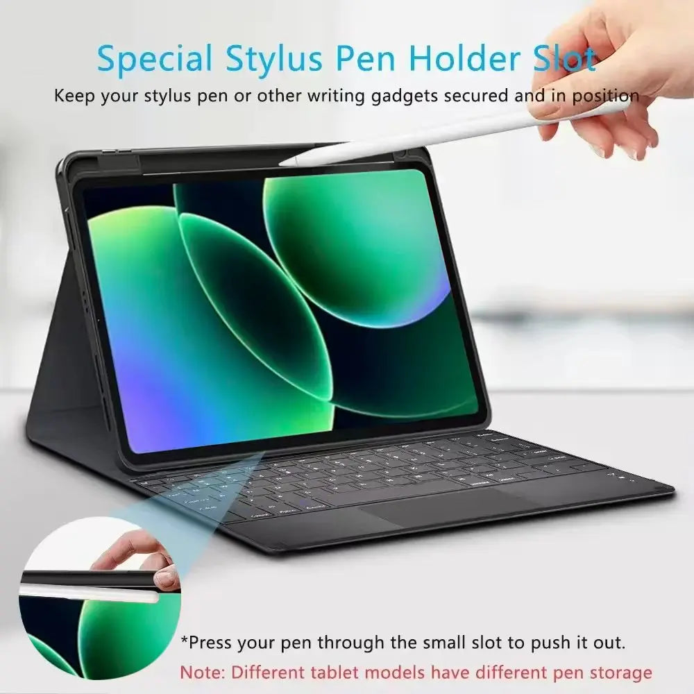 Case for Xiaomi Pad 7 /8 11.2" Bluetooth Keyboard Case for Xiaomi Pad 7/8 Pro 11.2" Wireless Bluetooth Removable Keyboard Case
