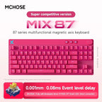 Mchose Mix87 Magnetic Swtich Keyboard Wired Gaming Keyboard 8K+256K Esport 0.08ms Low Latency E-Sports Custom Gamer Accessories