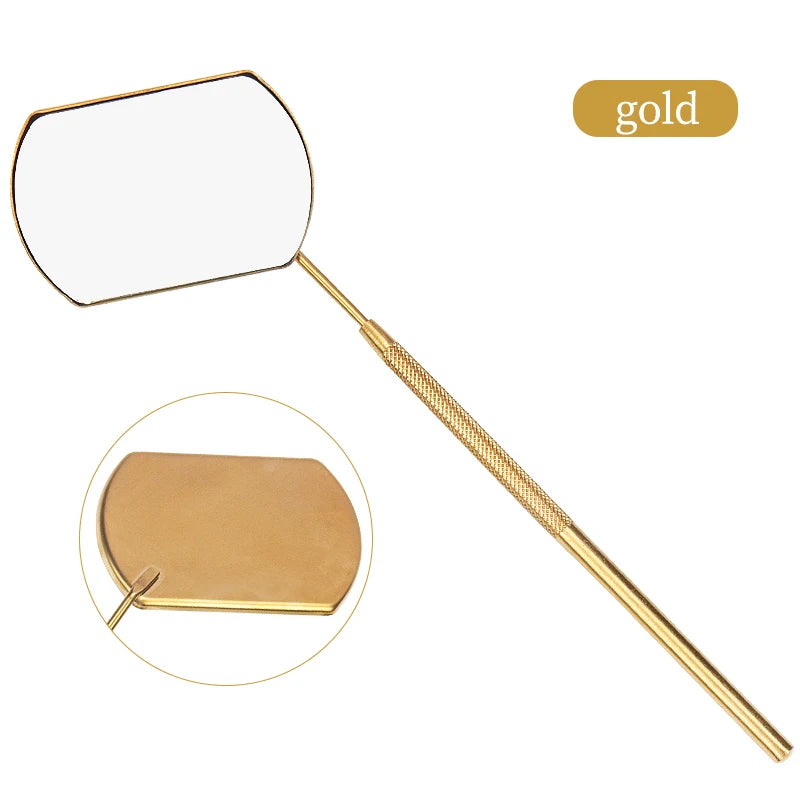 Eyelash Mirror Grafting Lash Magnifying Beauty Long Handle For Checking False Lashes Extension Makeup Tools Mirror Supplier