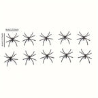 1 Set, 60 Soft Spider Webs Halloween Decorations Bonus With 10 Fake Spiders, Super Stretch Cobwebs For Halloween Indoor Outdoor