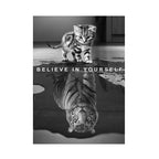Wild Lion Animal Poster Motivational Quotes Canvas Painting Lion Posters Prints Wall Art Canvas Pictures Living Room Home Decor