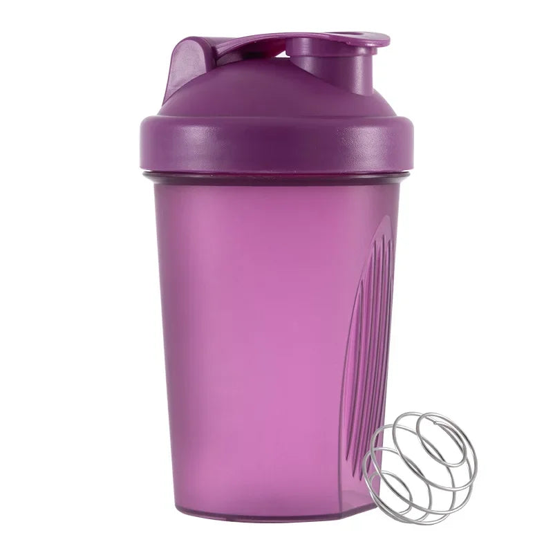 400ML Shaker Bottles Whey Protein Powder Mixer Bottle Sport Water Cups Fitness Gym Shaker Outdoor Portable Plastic Drink Cup
