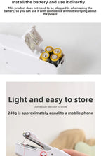 Handheld Rope-free Electric & Manual Sewing Machine Quick Build DIY Apparel Supplies for Arts Crafts Home Garden Embroidery