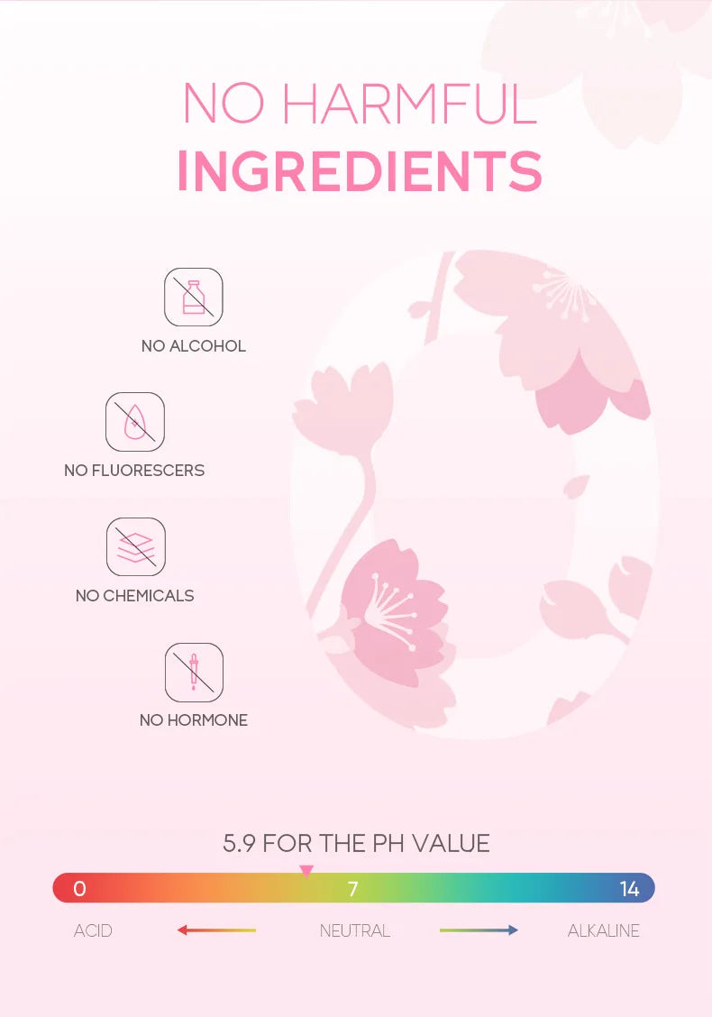 Vitamin C Sakura Facial Cleanser Face Wash Foam Foam Face Cleanser Moisturizing Whitening Anti-aging  Wrinkle Skin Care