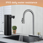  Automatic Soap Dispenser Stainless Touchless Rechargeable Hand Sanitizer Shampoo Detergent Dispenser for Kitchen Bathroom Toil