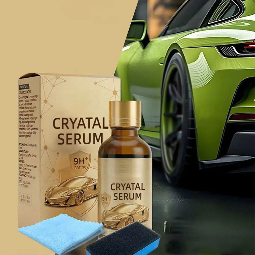 9H Ceramic Coating Kit for Car 100ml Graphene Crystal Serum Hydrophobic Anti Scratch High Gloss Paint Protection DIY