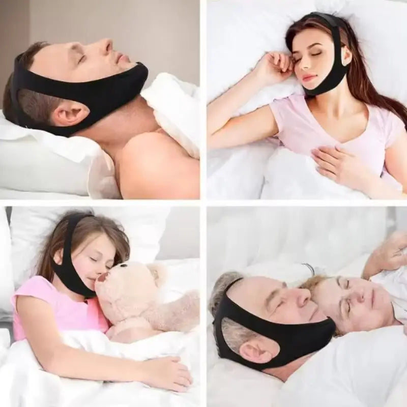 1Pcs Anti Apnea Jaw Solution Sleep Support Apnea Belt Neoprene Anti Snore Stop Snoring Chin Strap Belt Adjustable Tool〔DD329〕