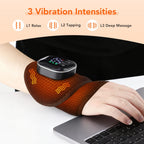 Electric foot and hand massager can vibrate and heat the ankles and ankles, and the bracket joints are portable, which can relax