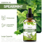 SPEARMINT ESSENTIAL OIL a high-quality moisturizing nourishing massage oil with a refreshing scent, suitable for all skin types