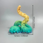 3D Printed Octopus Game Controller Stand Suitable for PS5 Controllers Desktop Stand Holiday Gift Home Decor Statue Ornament