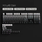 2026 Original Daylight Keycaps PTB Translucent, Side-engraved Oem 135 Keys, Customized To Fit 60/84/98/108 Mechanical Keyboards.