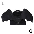 -Halloween Pet Costume - Cute Black Bat Wings Harness Costume For Cats And Dogs, Halloween Party Cosplay, Pet Supplies