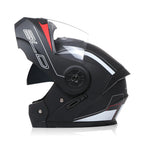 BLD Modular Dual Lens Motorcycle Helmet Safety Downhill Flip Up Helmets Professional Motocross Racing Full Face Casco Moto