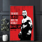 Mike Tyson Muhammad Ali Motivational Quote Poster Sticky Wall Art Printing Waterproof Home Living Bed Room Bar Aesthetic Decor