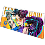 Computer Desk Mat Anime Girl Leather Mouse Pad Kawaii Office Extended Mousepad Gaming Accessories Non-slip HD Printing Carpet