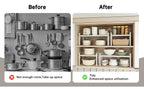 Kitchen Storage Rack under the Sink, Layered Shelf in the Cabinet, Countertop, Extendable Cabinet, Dish Storage Rack for Home