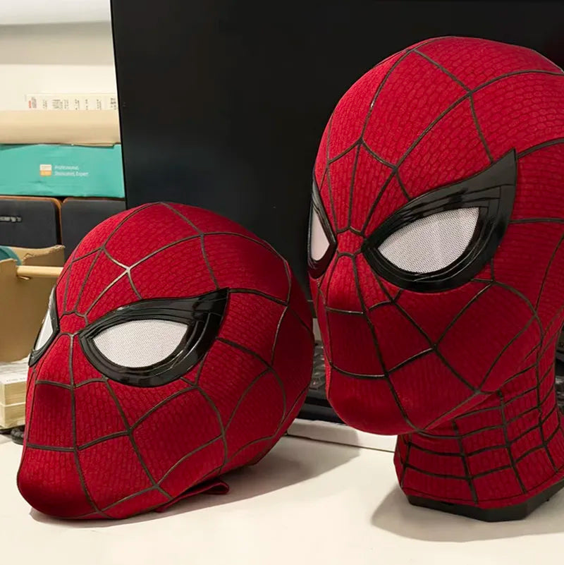 SpiderMan Brand New Day Adult Cosplay Mask with Magnetic Back Cover 3D Webbing Strips Resin Faceshell Cosplay Helmet