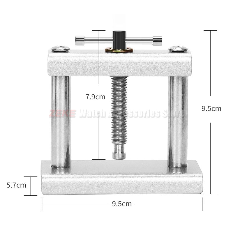 Professional Watch Back Case Presser Closing Metal Capping Machine Watch Press Set for Change Battery Watchmaker Maintenance Kit