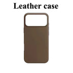 For Apple Magsafe Leather Case for IPhone 17 Pro Max 17 Air Case Wireless Charging Magnetic Cover 16 Pro Max with Box