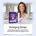 Purple Teeth Whitening Strips 30 Minutes Oral Cleaning Removal Gel Improve Dental Yellowing Oral Care, for With Shade