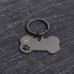 Custom Name Dog Tags Personalized Text Dog ID Tag Bone Shaped Stainless Steel Laser Engraving Anti-lost Customized Pets ID Tag