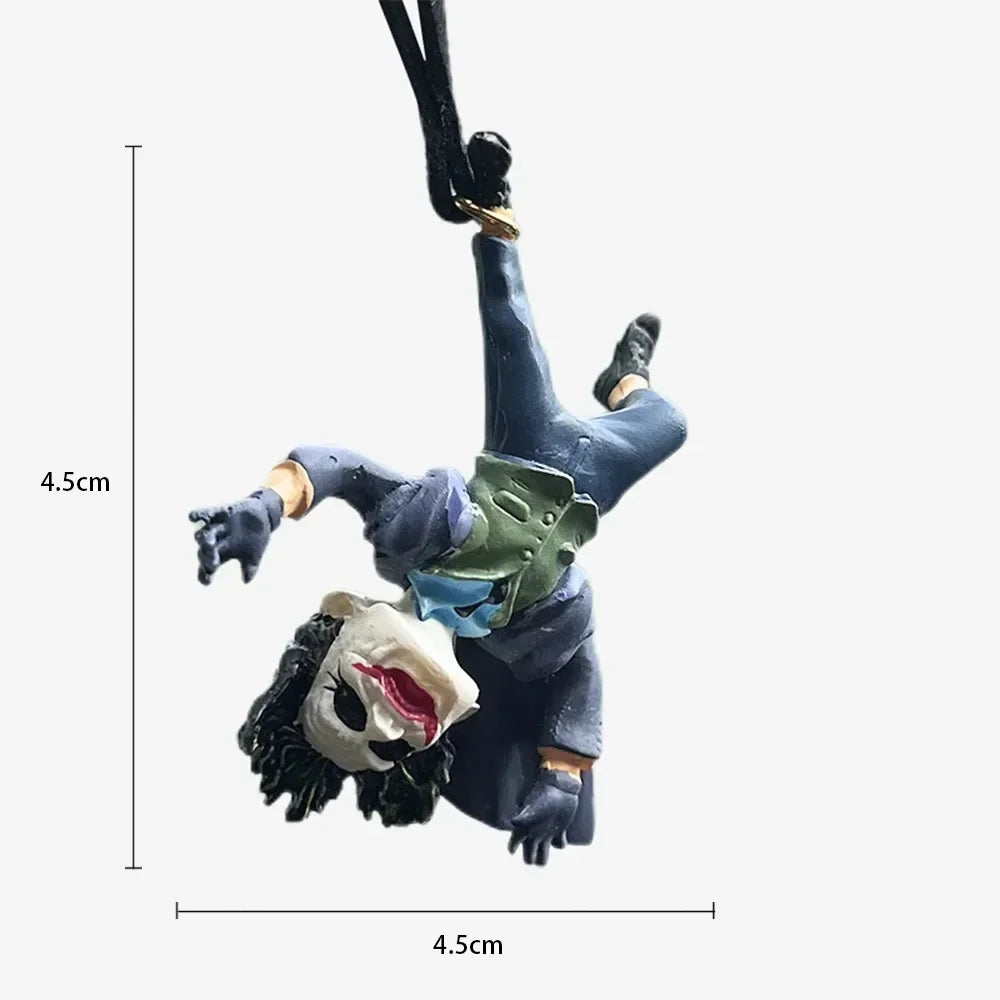 Car Resin Pendant Creative Car Rearview Mirror Cowhide Cartoon Pendant Christmas Gift New Product Joker decorative
